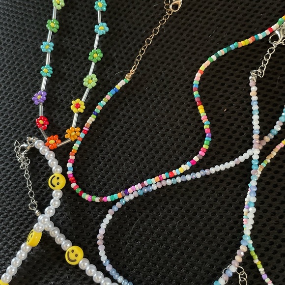 Color pop Rainbow Bead Necklace Bundle - Picture 2 of 3